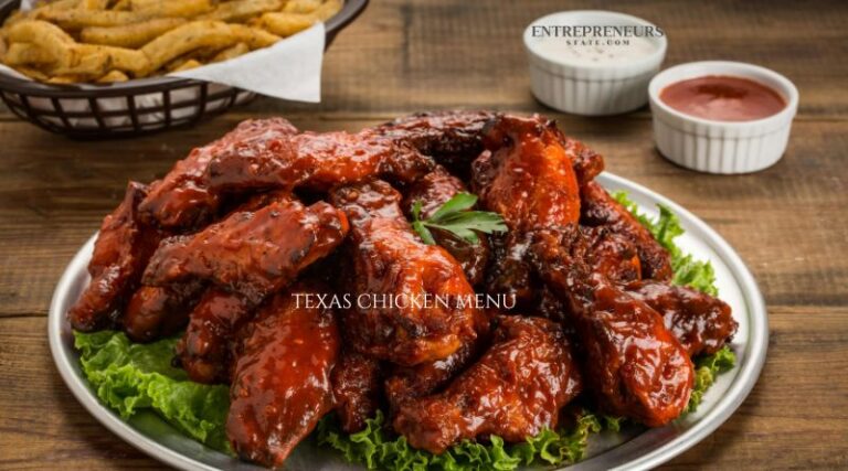 Texas Chicken Menu